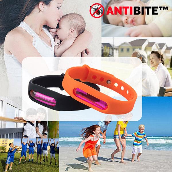Bracciale contro le zanzare e zecche Antibite™ - 4 bracciali